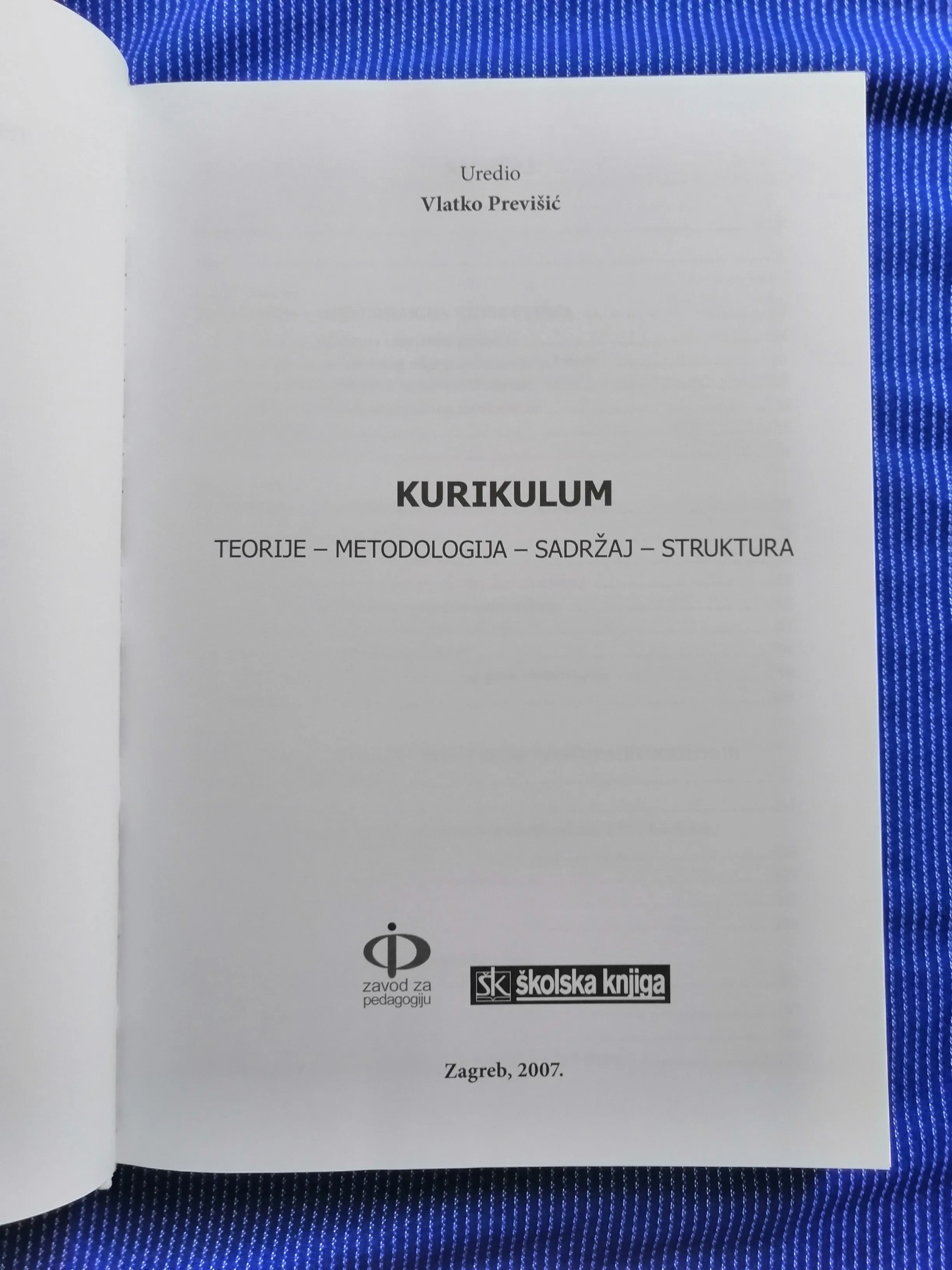 vlatko previšić (ur.) – kurikulum : teorije – metodologija - slika 2