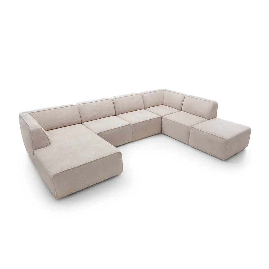 modularna garnitura hugg 343x242cm, materijal: mogućnost izbora - slika 2