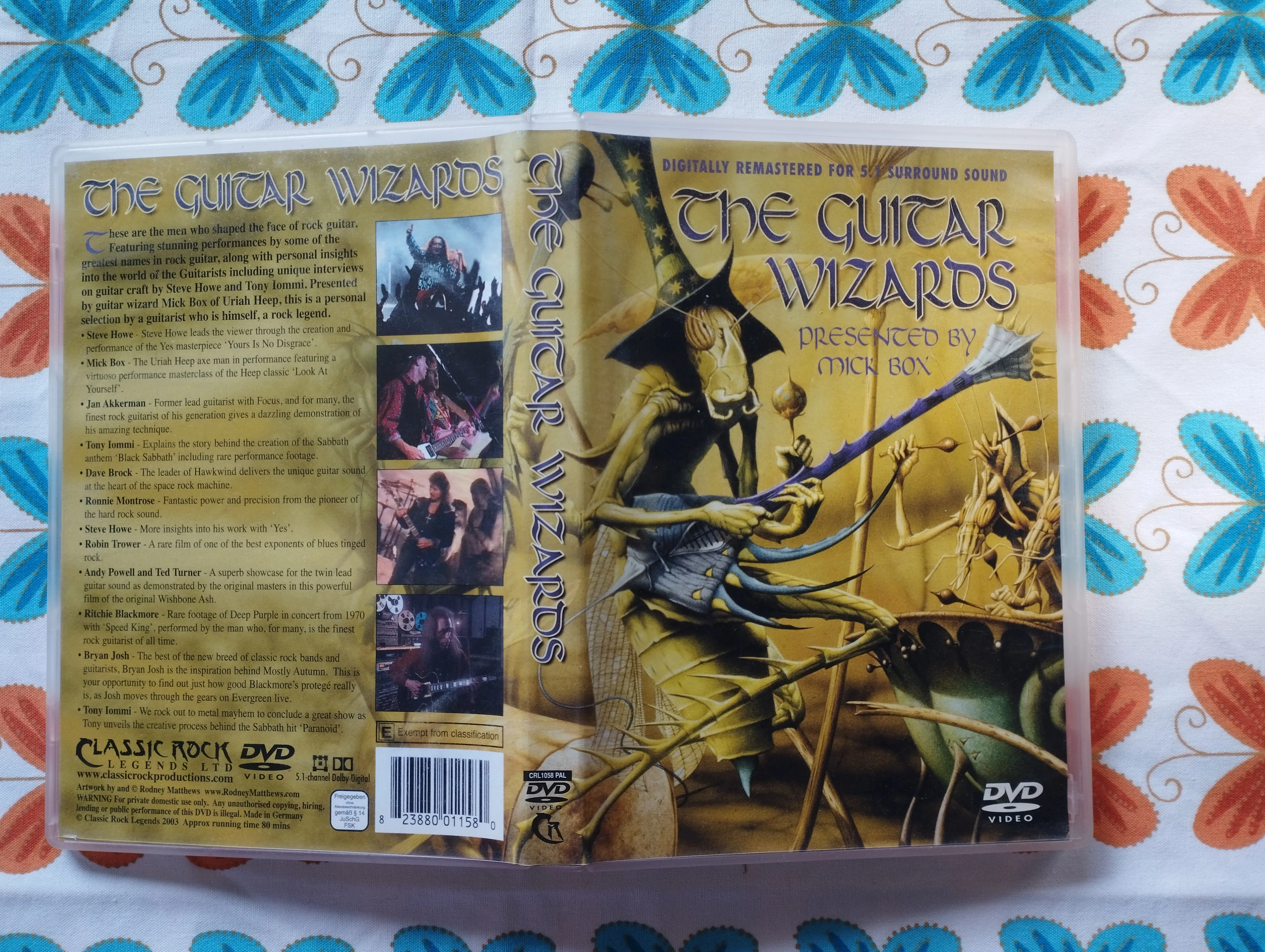 Mick Box - The Guitar Wizards DVD - Samobor