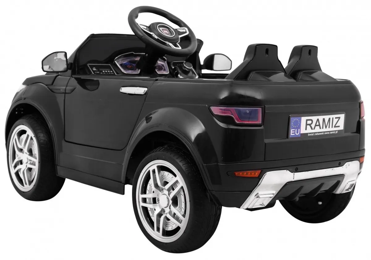 auto na akumulator rapid racer - crni - slika 4