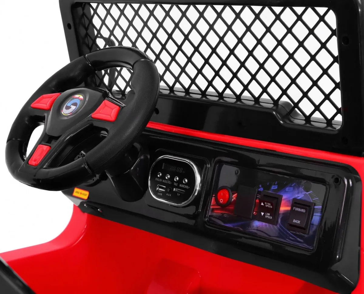 auto na akumulator raptor drifter - crveni - slika 7
