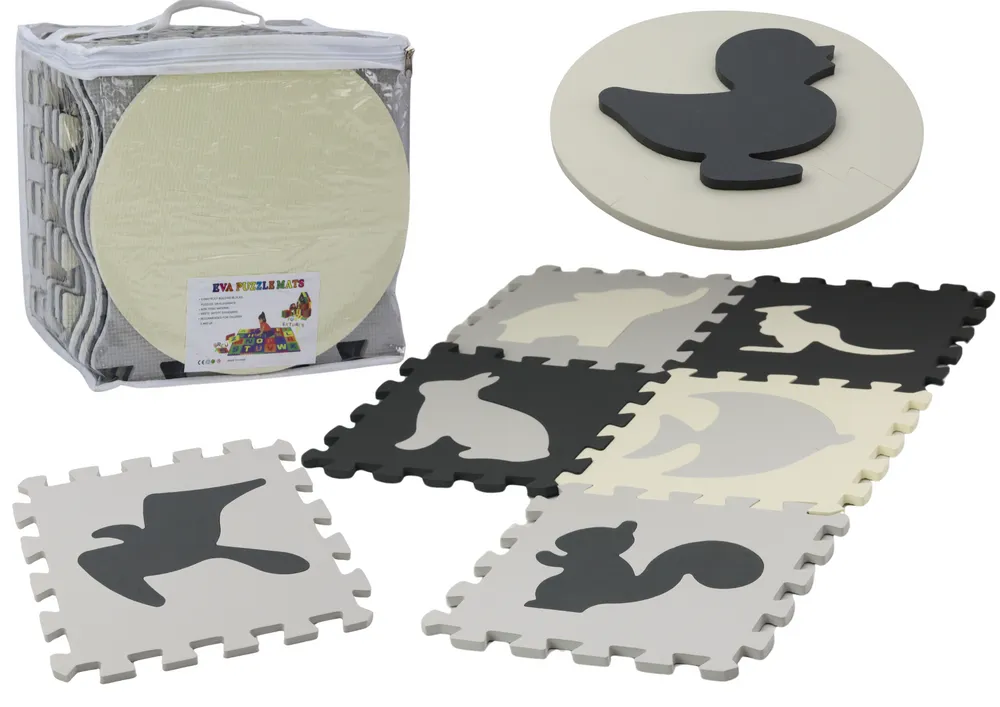Edukativna podloga za igru - puzzle s elementima raznih životinja - Mursko Središće