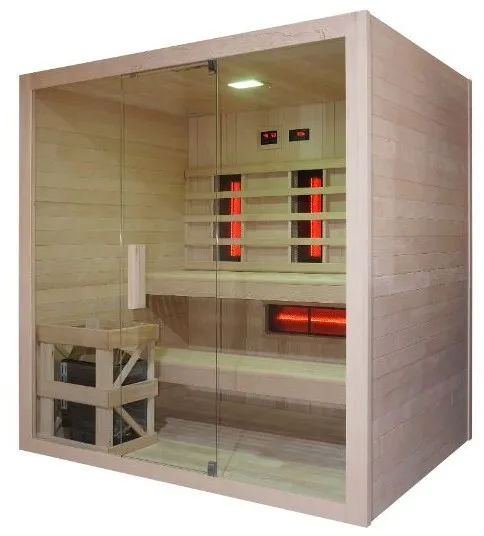 kombinirana sauna finska + infra full spectrum 200 x 150 x 200 - slika 2