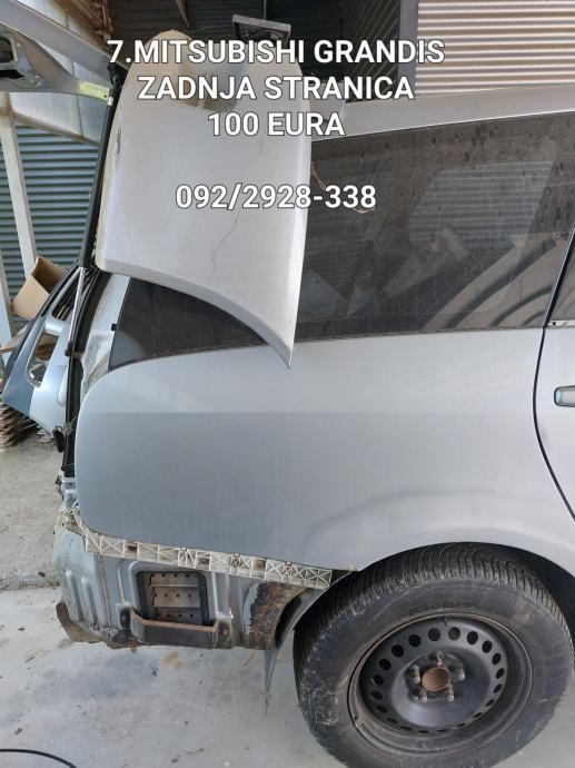 Mitsubishi Grandis zadnja stranica - Hrvatski Leskovac, Zagreb