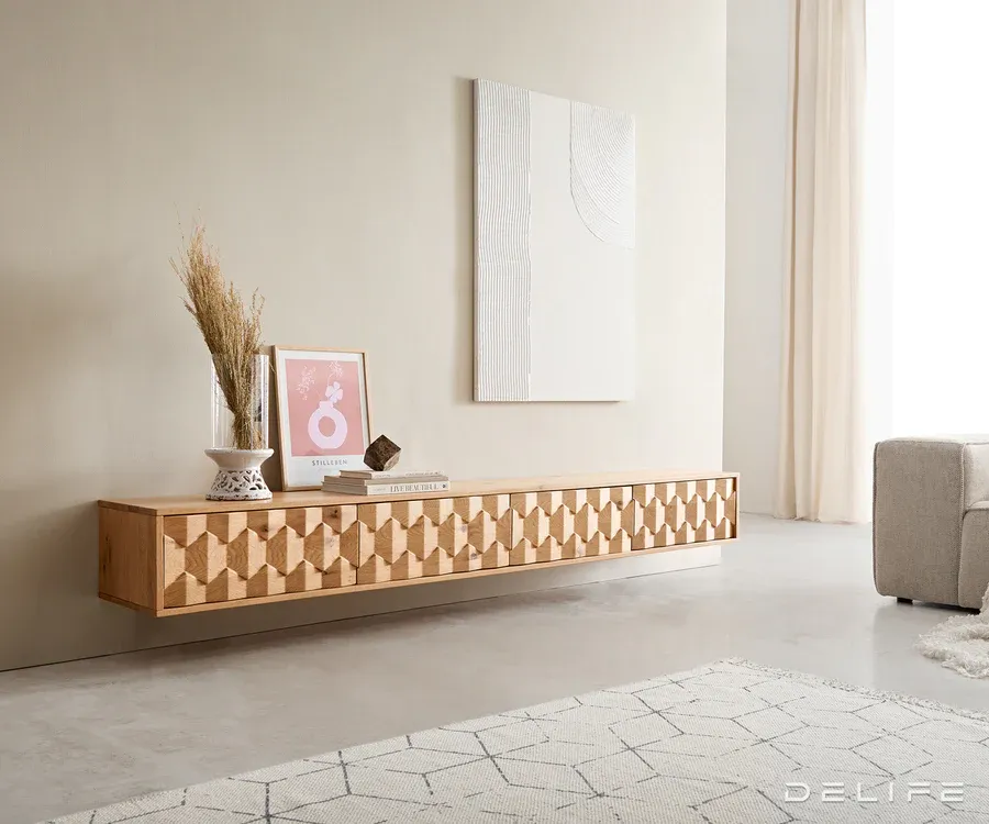 TV Komoda Fevo 220 cm, Materijal: Hrast - Čakovec