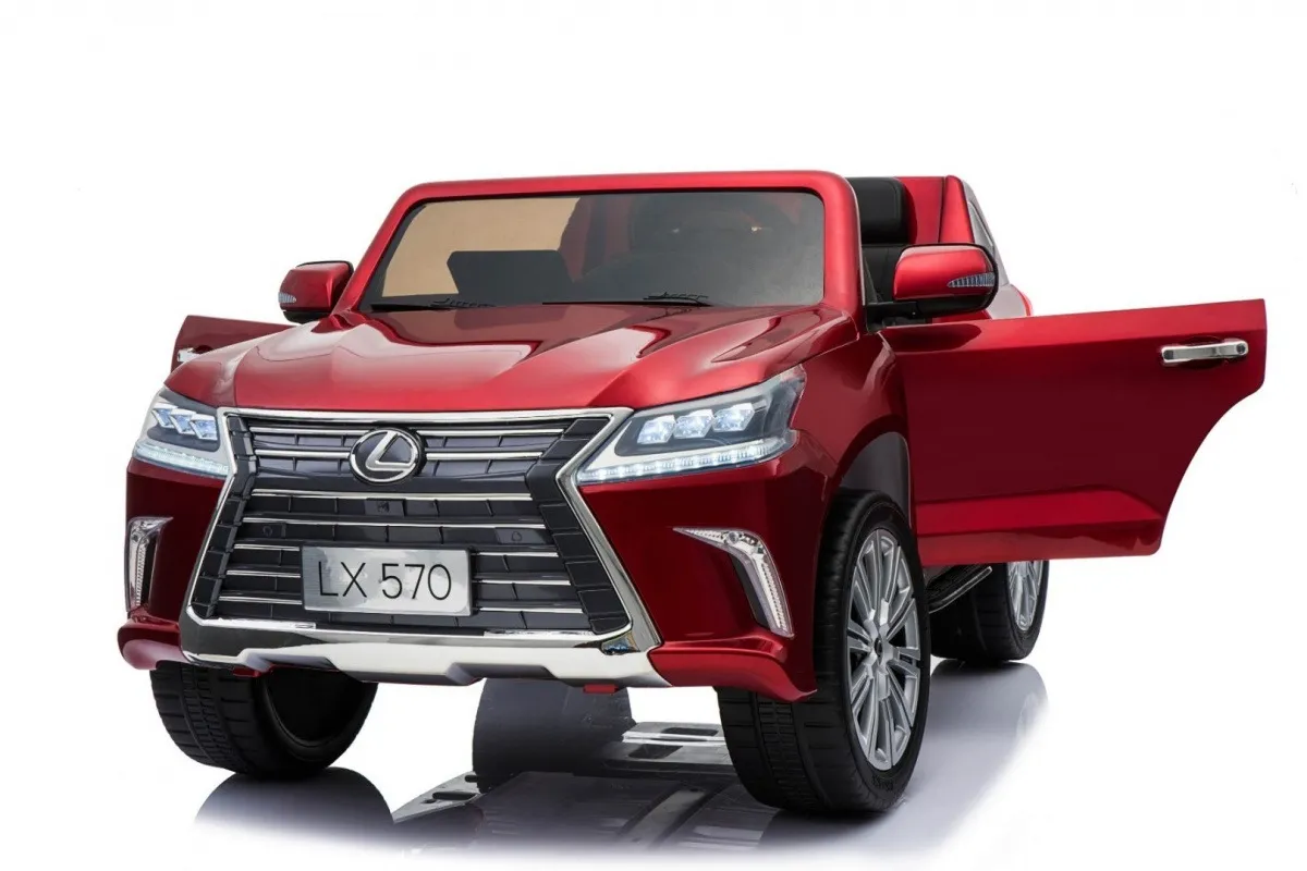 licencirani auto na akumulator lexus lx570 4x4 - dvosjed - crveni - slika 8
