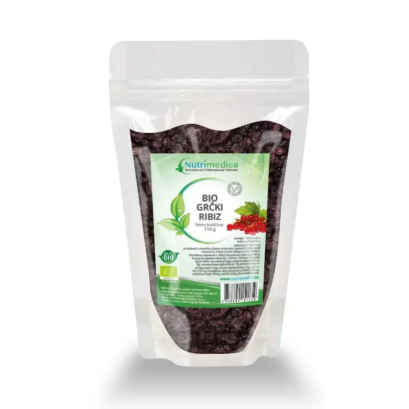 bio crni ribiz (grčki) 150g - slika 1