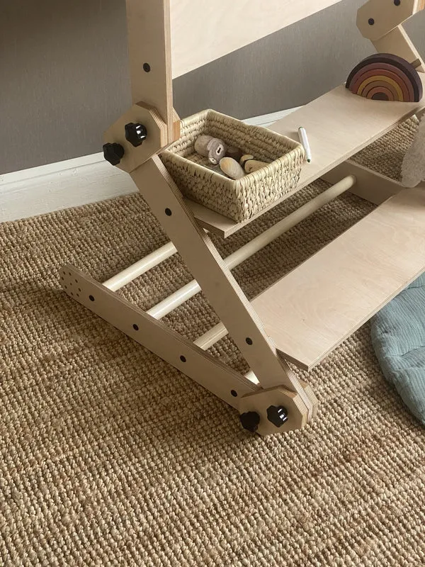 montessori set za penjanje / stol / ploča za crtanje nabu - slika 5