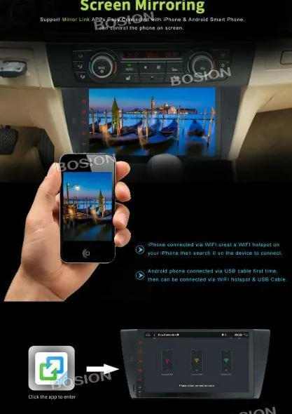 original 2din android gps bmw e90 e91 e92 e93 - slika 3