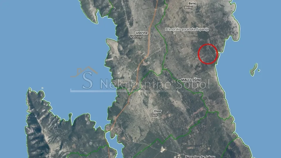 Belej, Verin, Otok Cres - Poljoprivredno, 26590 m2 Prodaja - Belej, Mali Lošinj