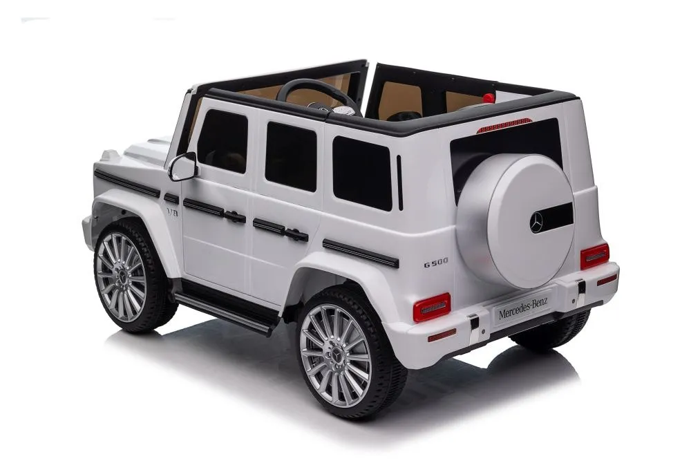 licencirani auto na akumulator mercedes g500 4x4 - bijeli - slika 17