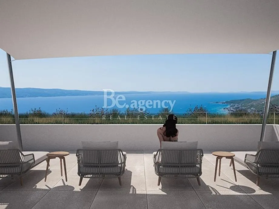 omiš, borak - građevinsko zemljište s projektom za izgradnju vile - slika 7