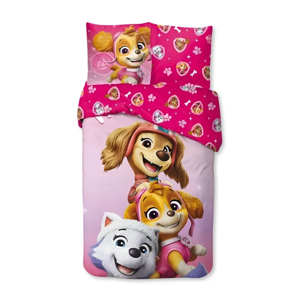 Paw Patrol ‘Pink Squad’ dječja posteljina, 140×200 cm - Zagreb