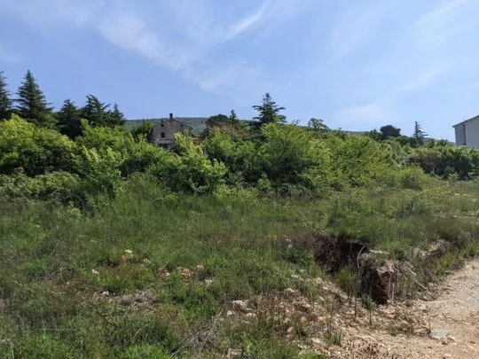 labin, zemljište s građevinskom dozvolom, pogled na more 527 m2 - slika 3