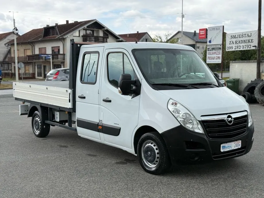 Opel Movano dupla kabina sa sandukom, 2014 god.