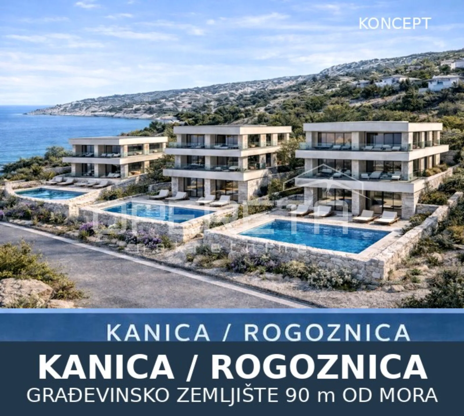 Kanica, Kanica, 1.809,00 m2, 742.000,00 EUR - Rogoznica