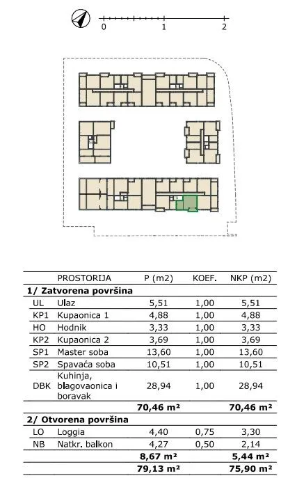 prodaja, stan, kromosovo naselje, velika gorica, 3s, 76m2 - slika 15