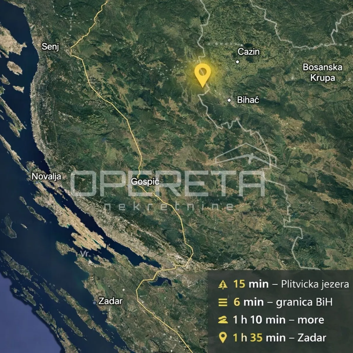 kuća za obnovu blizu np plitvička jezera na parceli 1021 m2 - slika 5