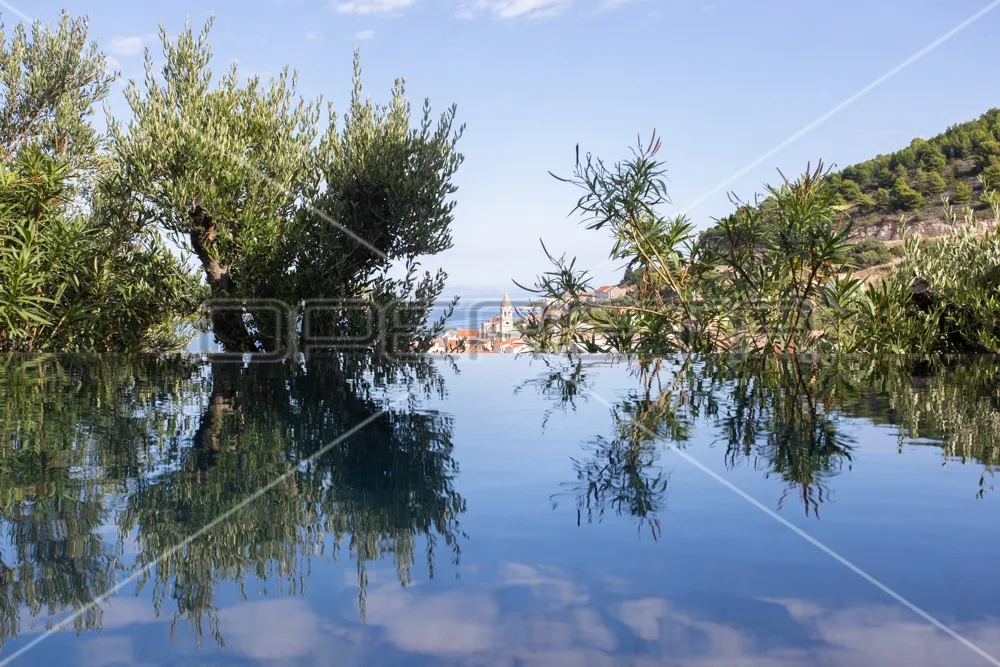 vis kut, nova dizajnerska villa s bazenom i pogledom na more - slika 19