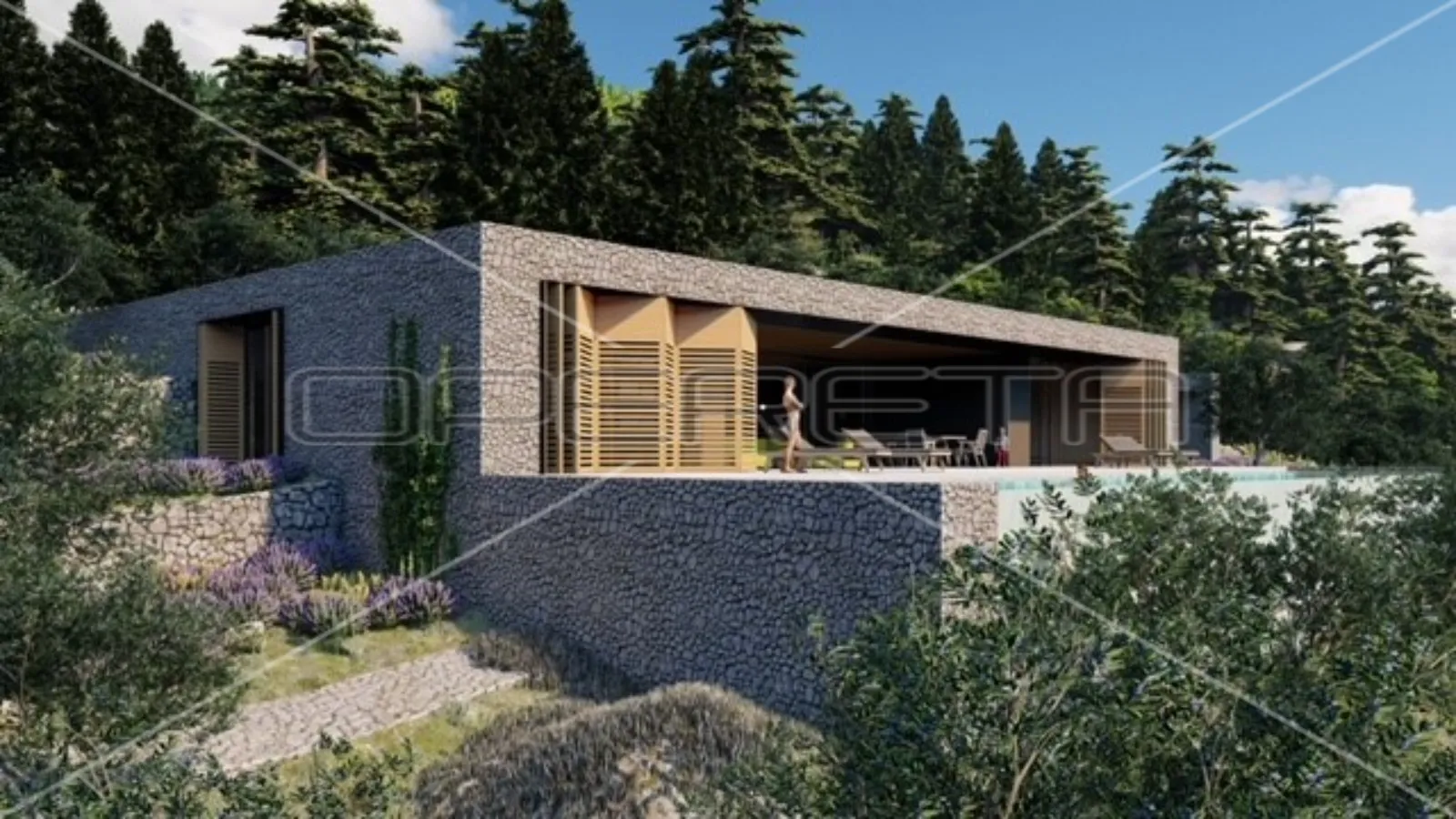 jedinstveno zemljište s projektom luksuzne vile na otoku korčuli - slika 5