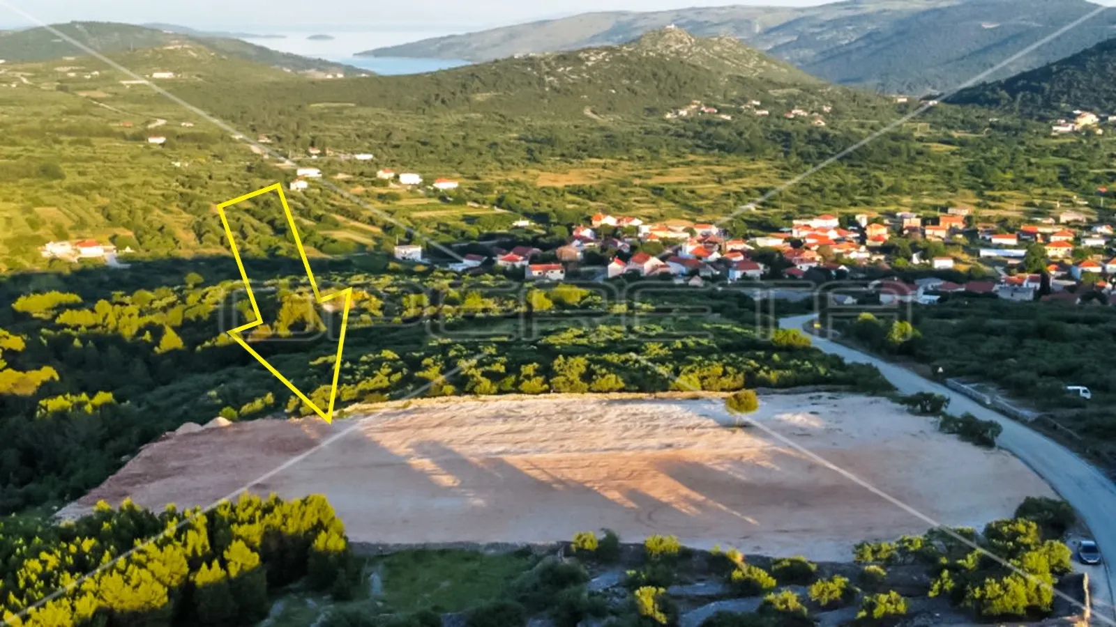 Jedinstvena prilika, poljoprivredno zemljište s pogledom na more, 12.938m2 - Gustirna