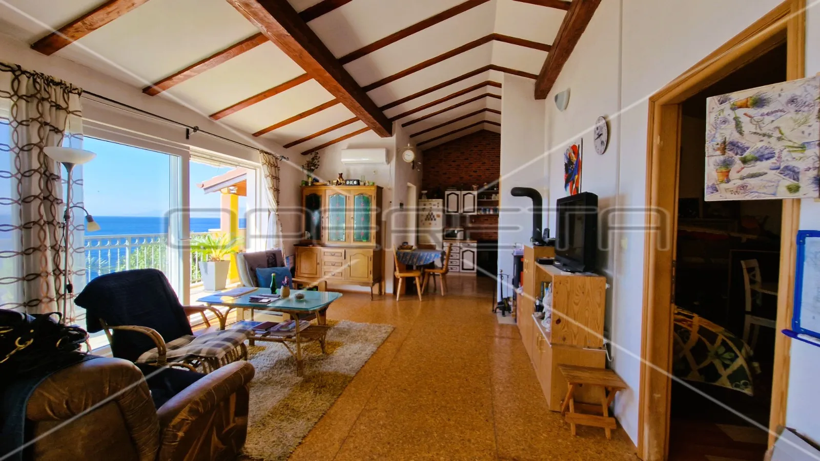 kuća s 4 apartmana, pogled na more, 1. red do mora, plaža, 216 m2,senj - slika 2
