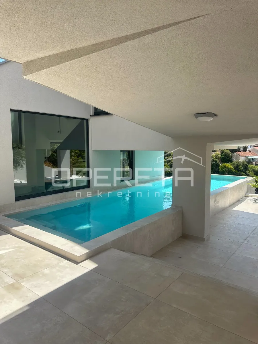 novoizgrađena dizajnerska vila s bazenom, brna, otok korčula - slika 21