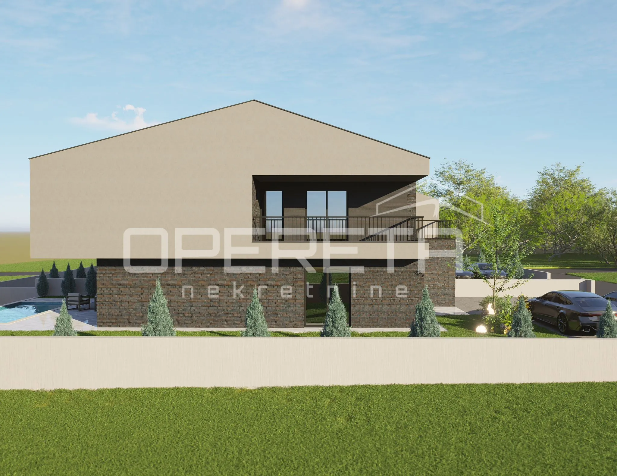 kuća s bazenom, novogradnja, istra, višnjan okolica nkp 219,85m2 - slika 3