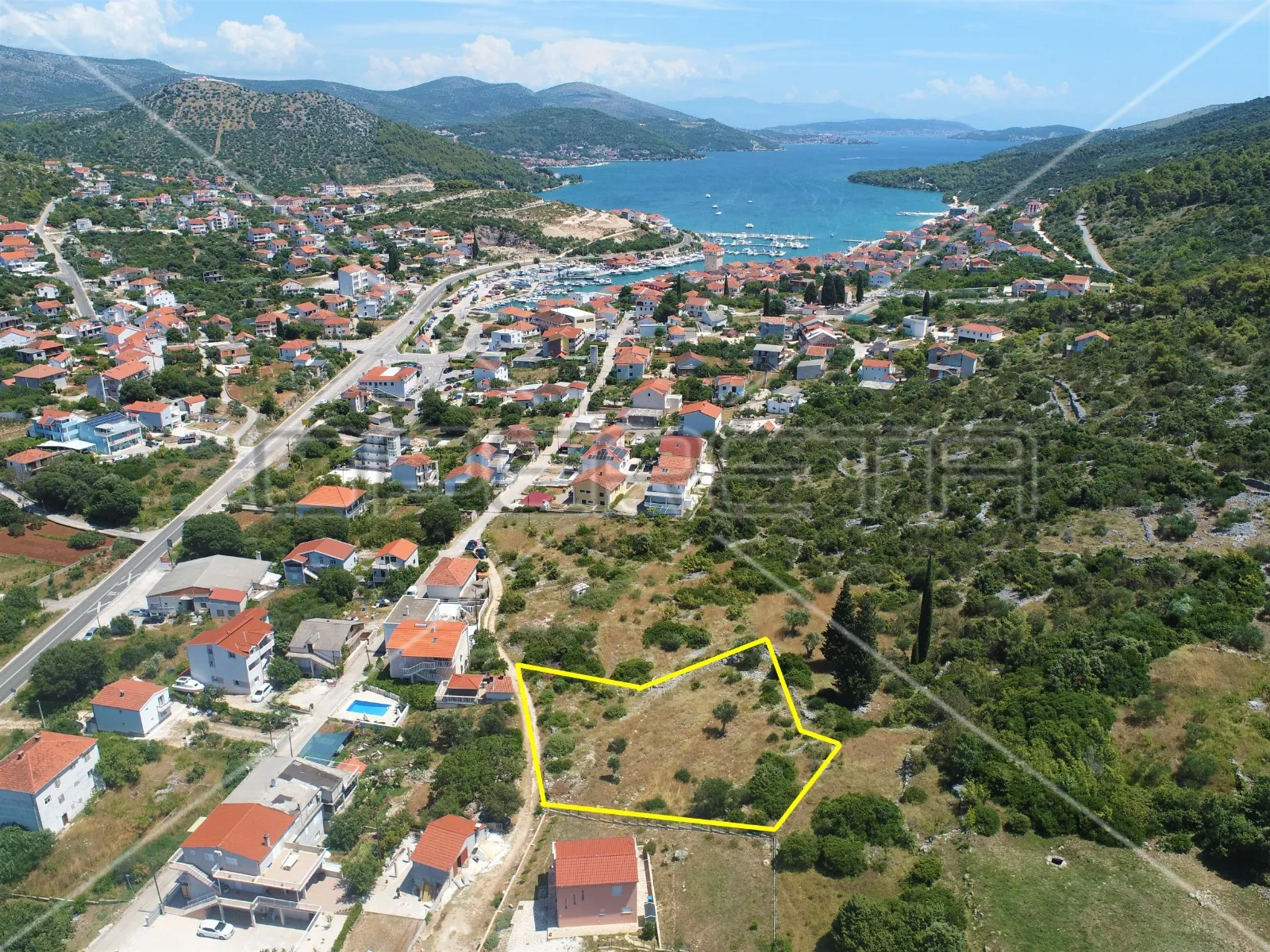 građevinsko zemljište, pogled na more, mir, blizina plaže, marina - slika 4