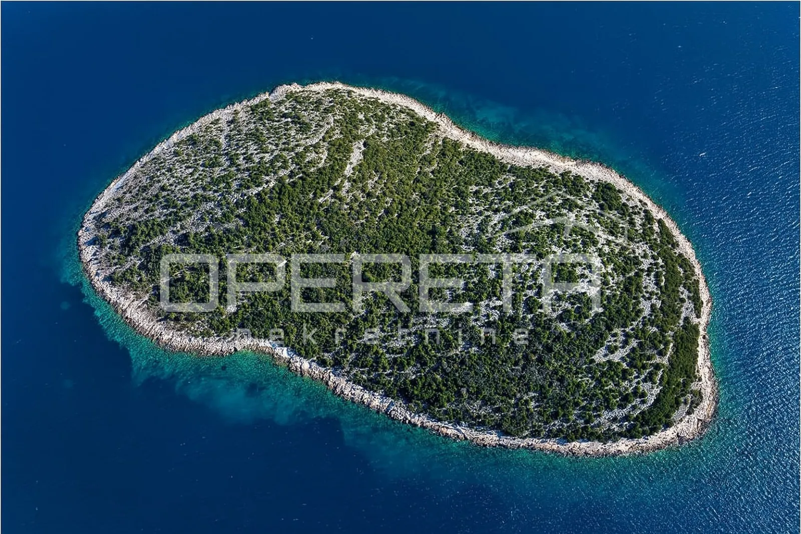 iznimno rijetka i atraktivna parcela površine 9.378 m² smještena na otoku dražem - slika 3