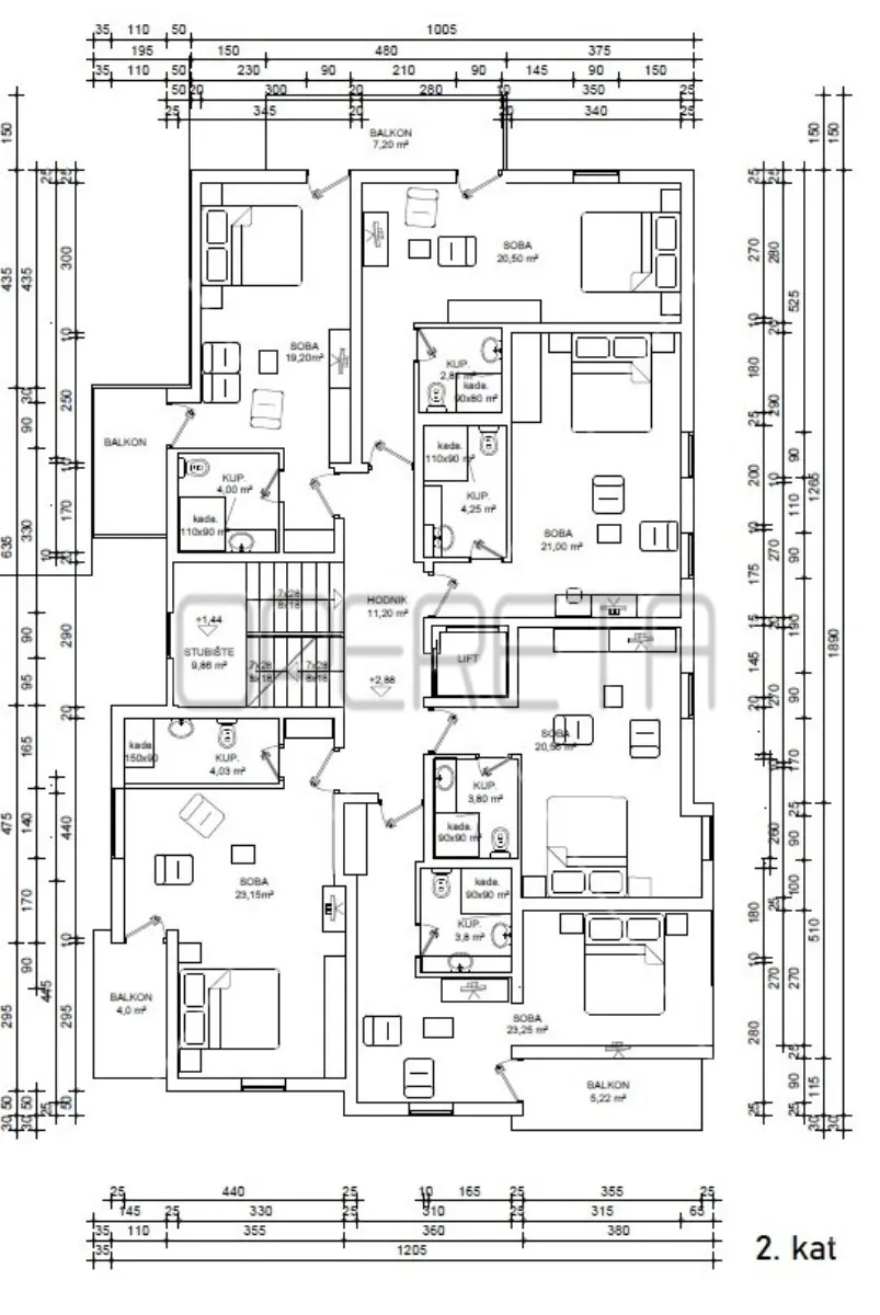 prodaja, hotel, pag, vukovarska, 1200m2 - slika 17