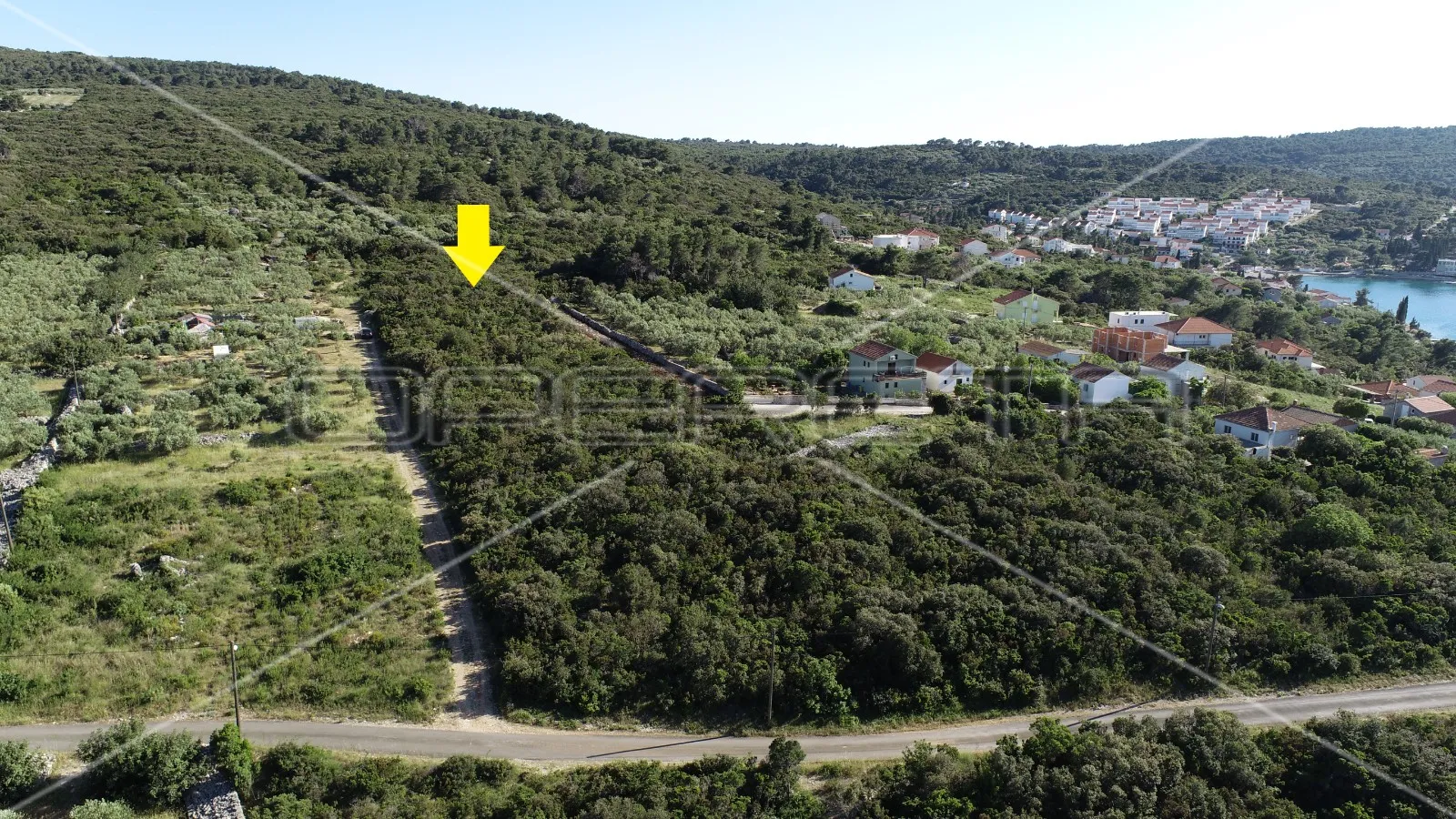 građevinsko zemljište, 2.709 m2, m1 namjena, pogled na more, nečujam, otok šolta - slika 4