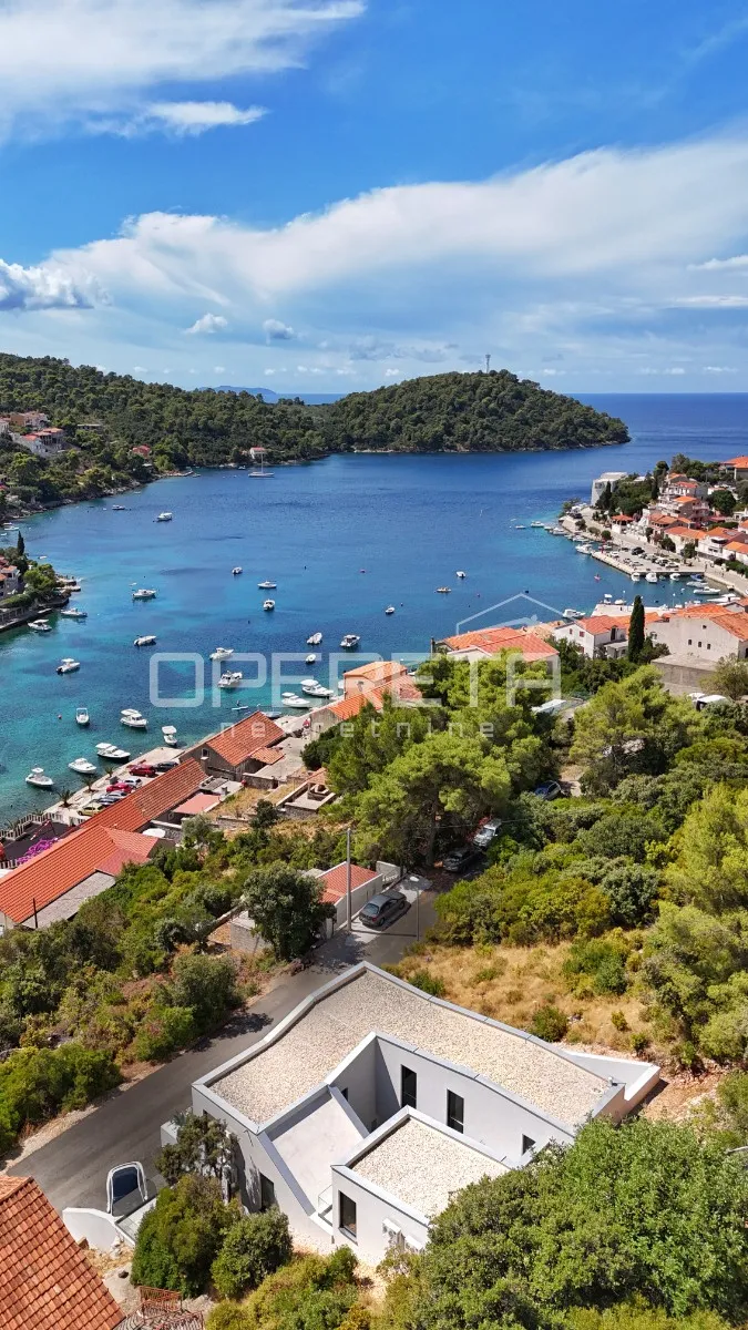 novoizgrađena dizajnerska vila s bazenom, brna, otok korčula - slika 12