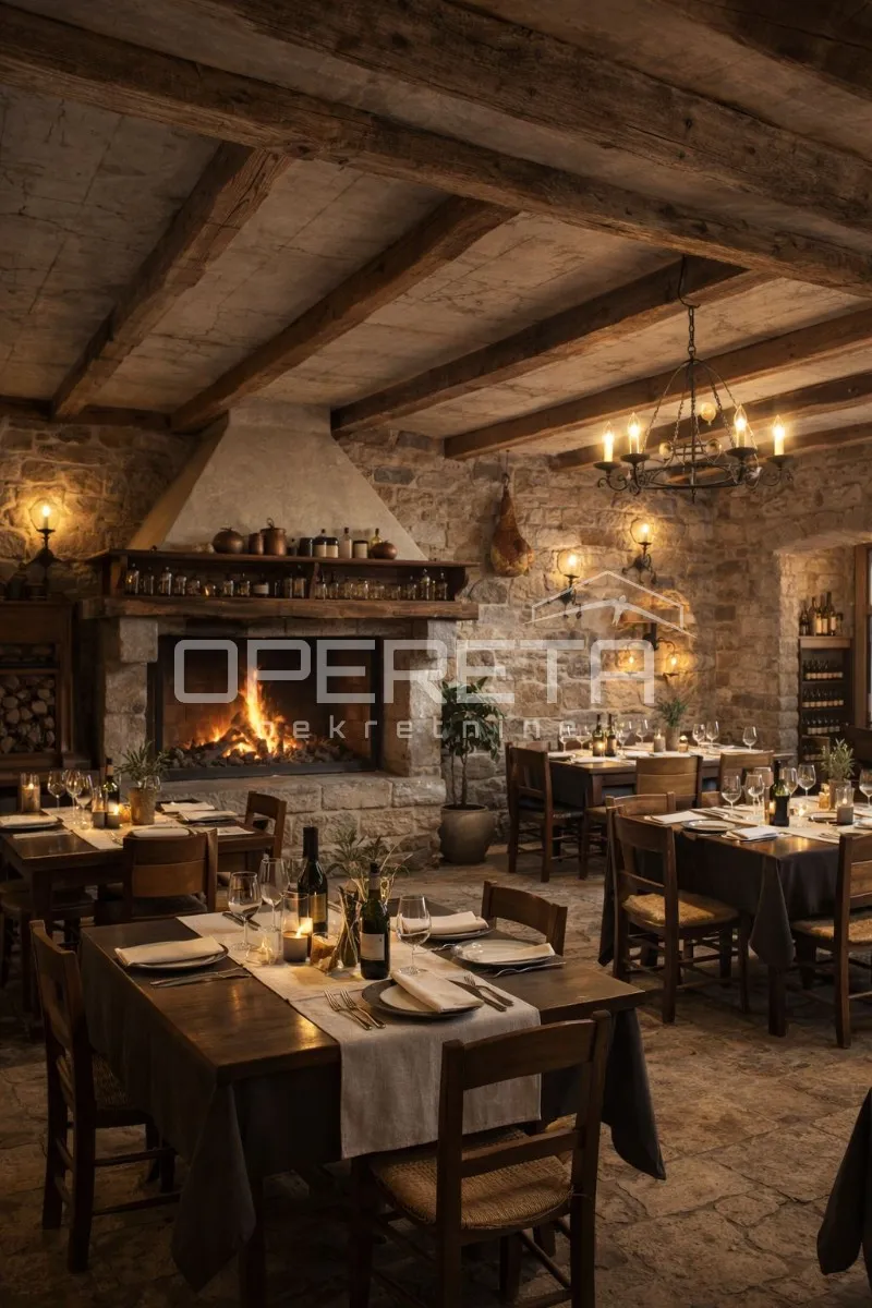 buje, kaštel - imanje 1909 m2 s ugostiteljskom namjenom i smještajem - slika 13