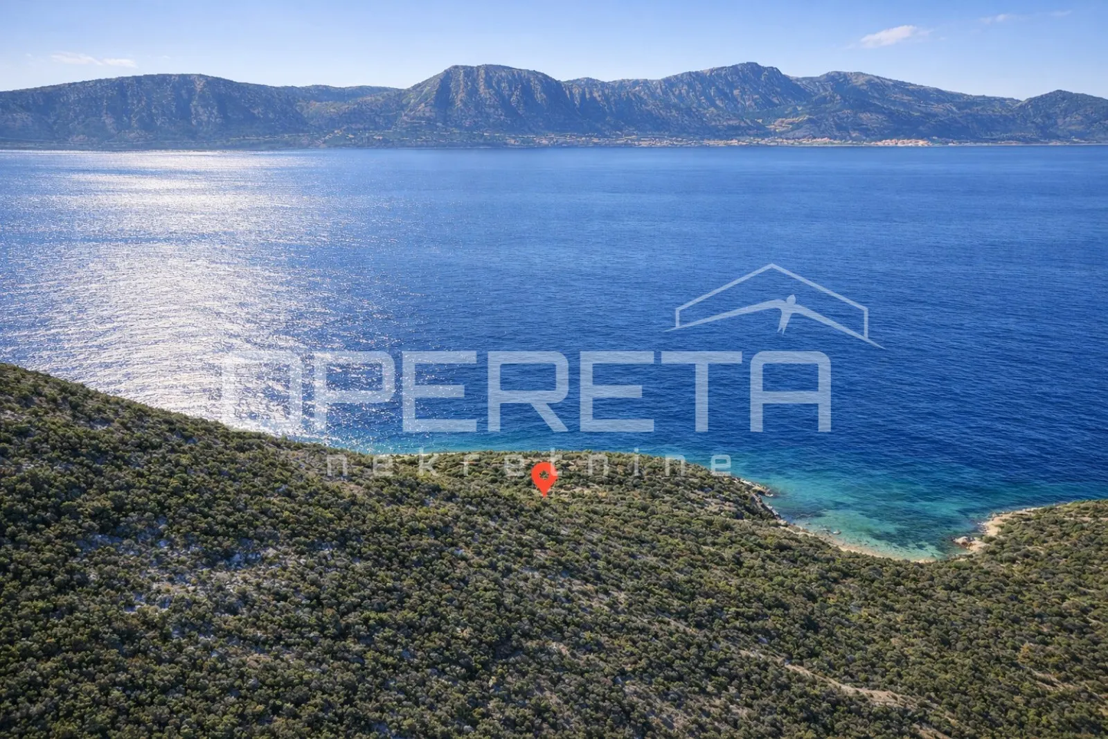 zemljište 2.126 m2 uz put, s ruševinom stare kućice, baćina - slika 3