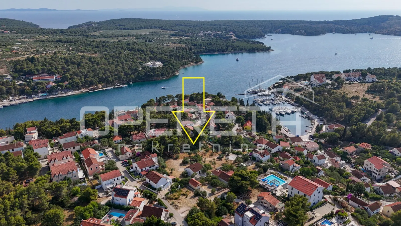 uživajte u ljepoti brača – građevinsko zemljište s infrastrukturom, milna - slika 3
