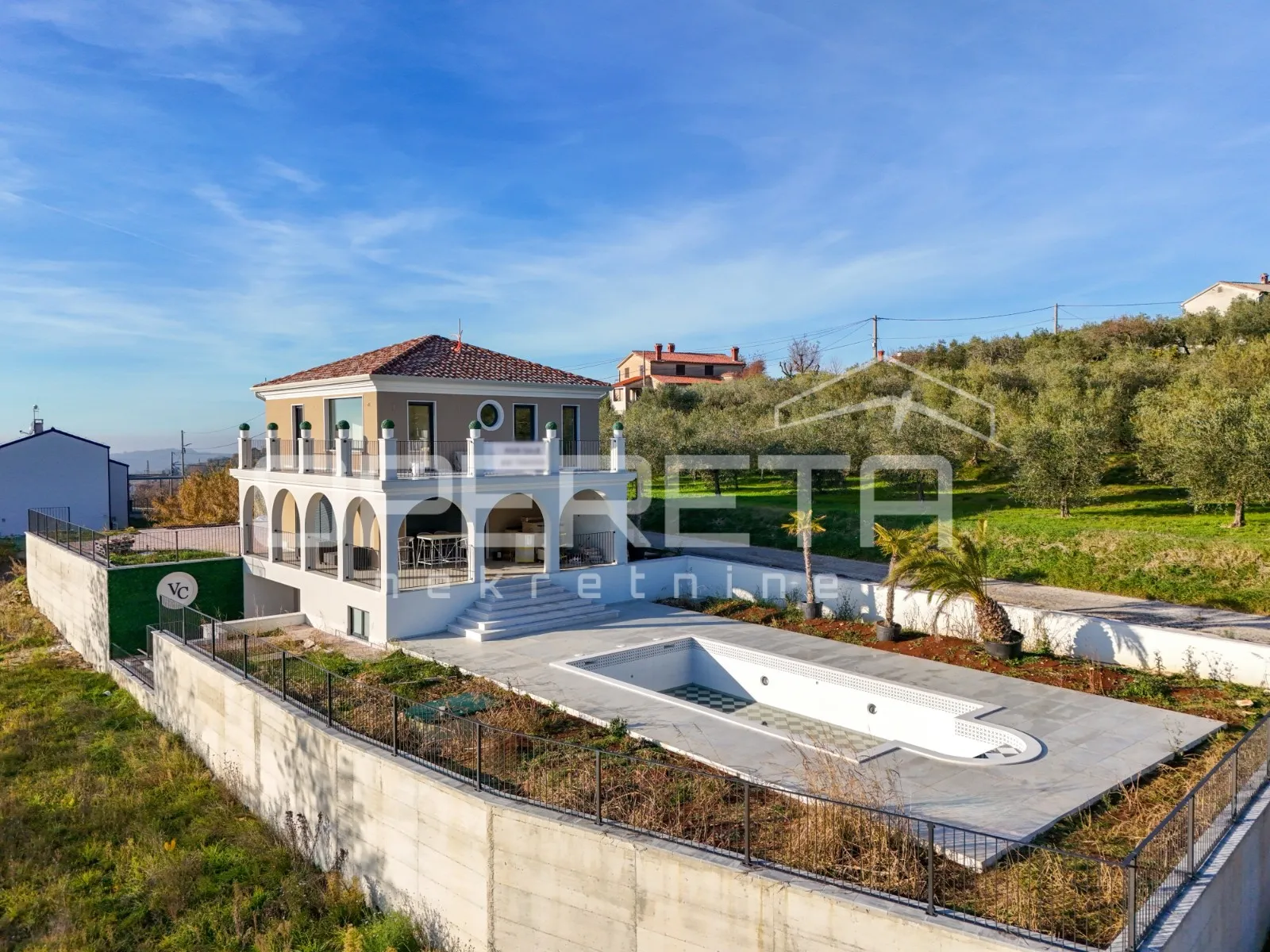 izvanredna samostojeća vila s panoramskim pogledom na more i vinograde - slika 20