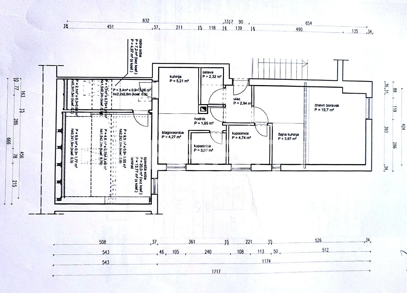 prodaja, stan, zagreb, centar, dolac, 80m2, stan 3-soban - u naravi 2 odvojena s - slika 30