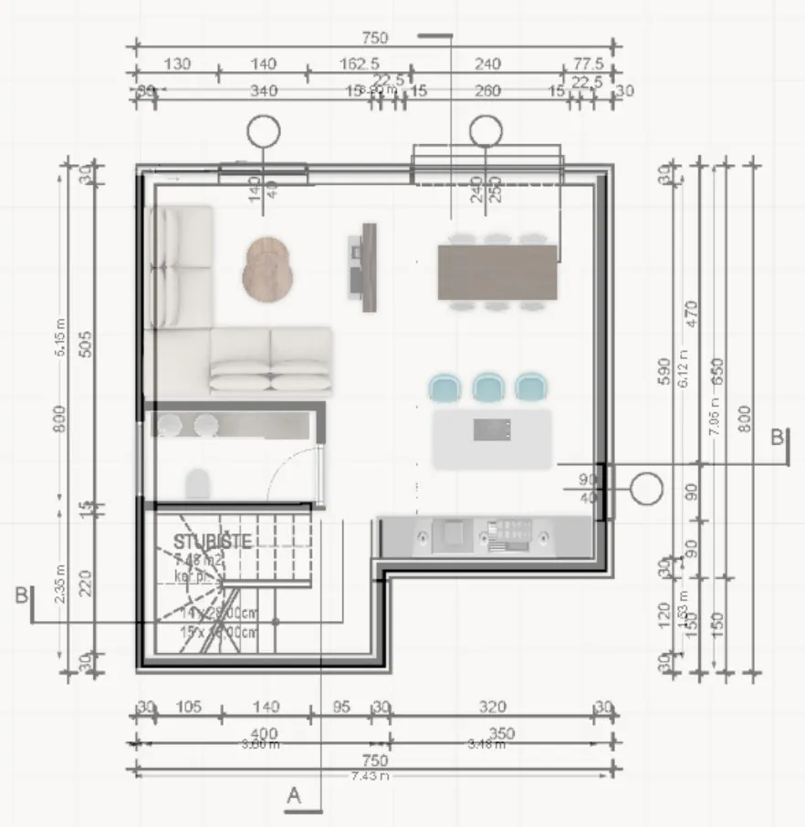 prodaja, kuća, remete, remetski kamenjak, roh-bau, 160m2 nkp. - slika 4