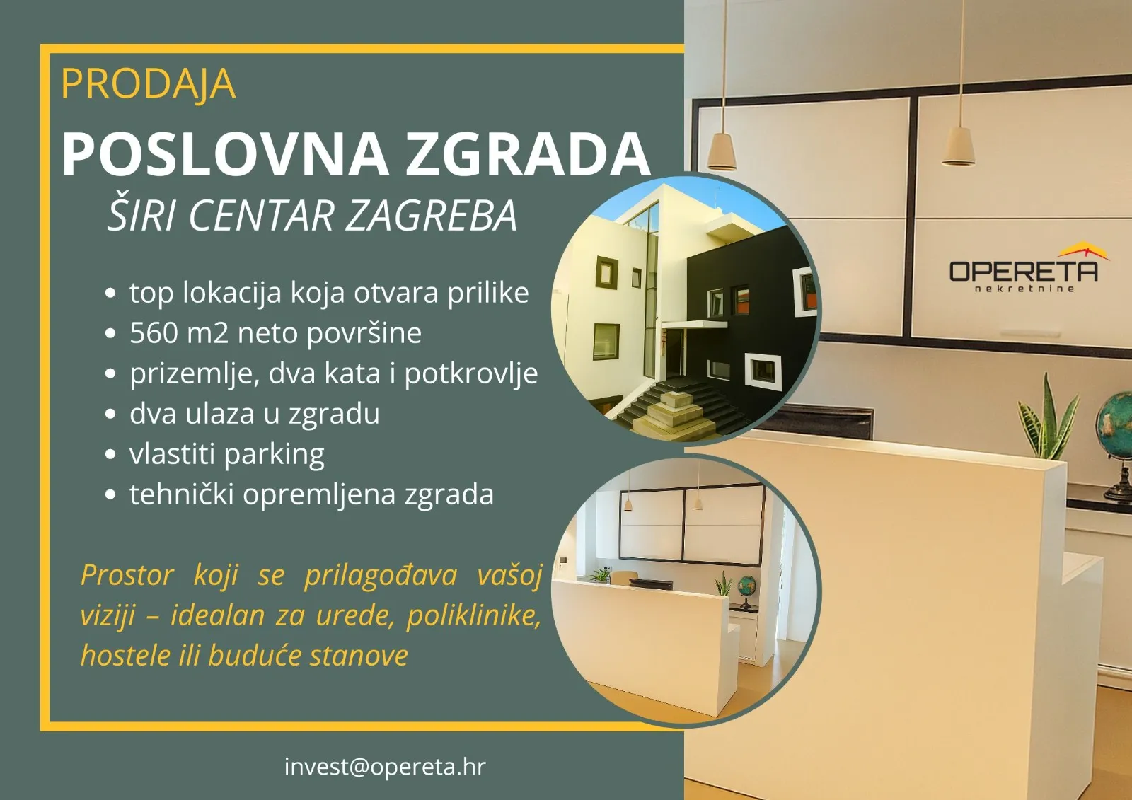 Prodaja, Poslovna zgrada, Centar, Vinogradska, 580m2