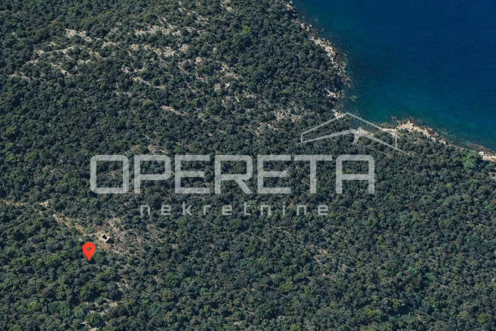 zemljište 2.126 m2 uz put, s ruševinom stare kućice, baćina - slika 8