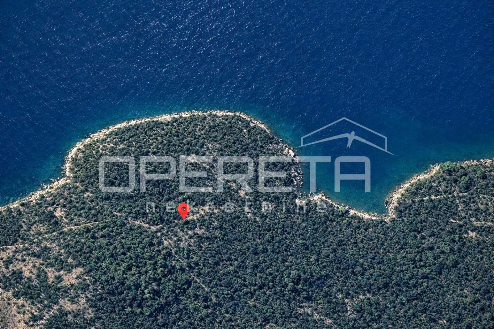 zemljište 2.126 m2 uz put, s ruševinom stare kućice, baćina - slika 4