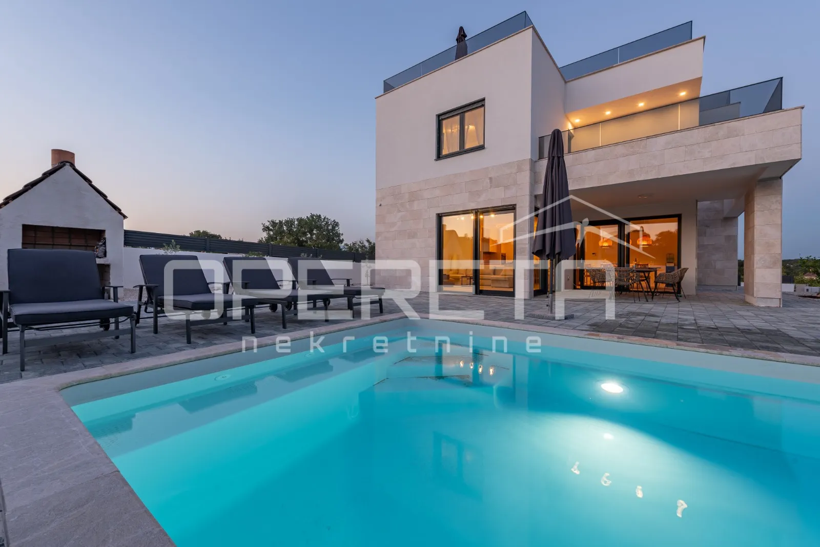 moderna vila s bazenom 217 m2, poljica brig, zadar - slika 2