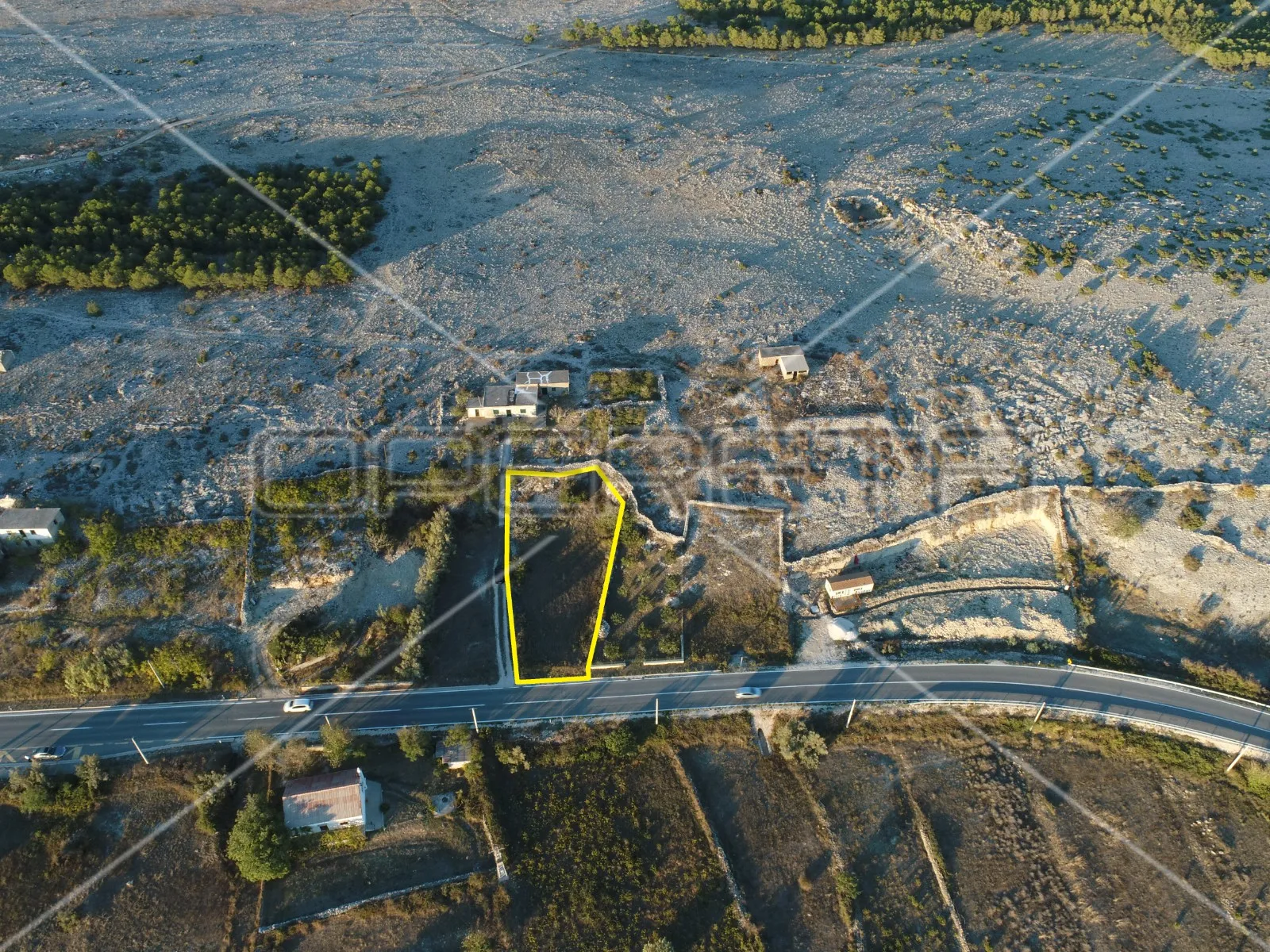 građevinsko zemljište, pogled na more, ograđeno, 821 m2, rtina,ražanac - slika 2