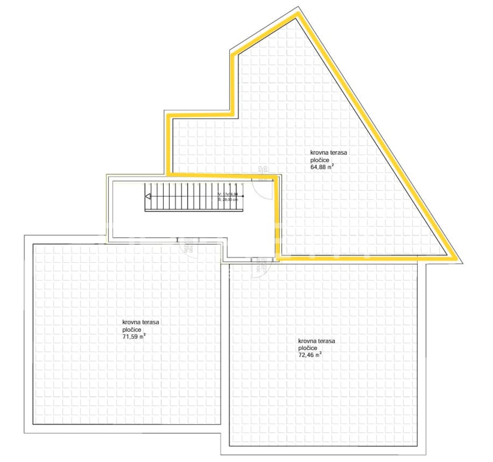 okrug gornji / otok čiovo – s12 penthouse novogradnja s bazenom - slika 14