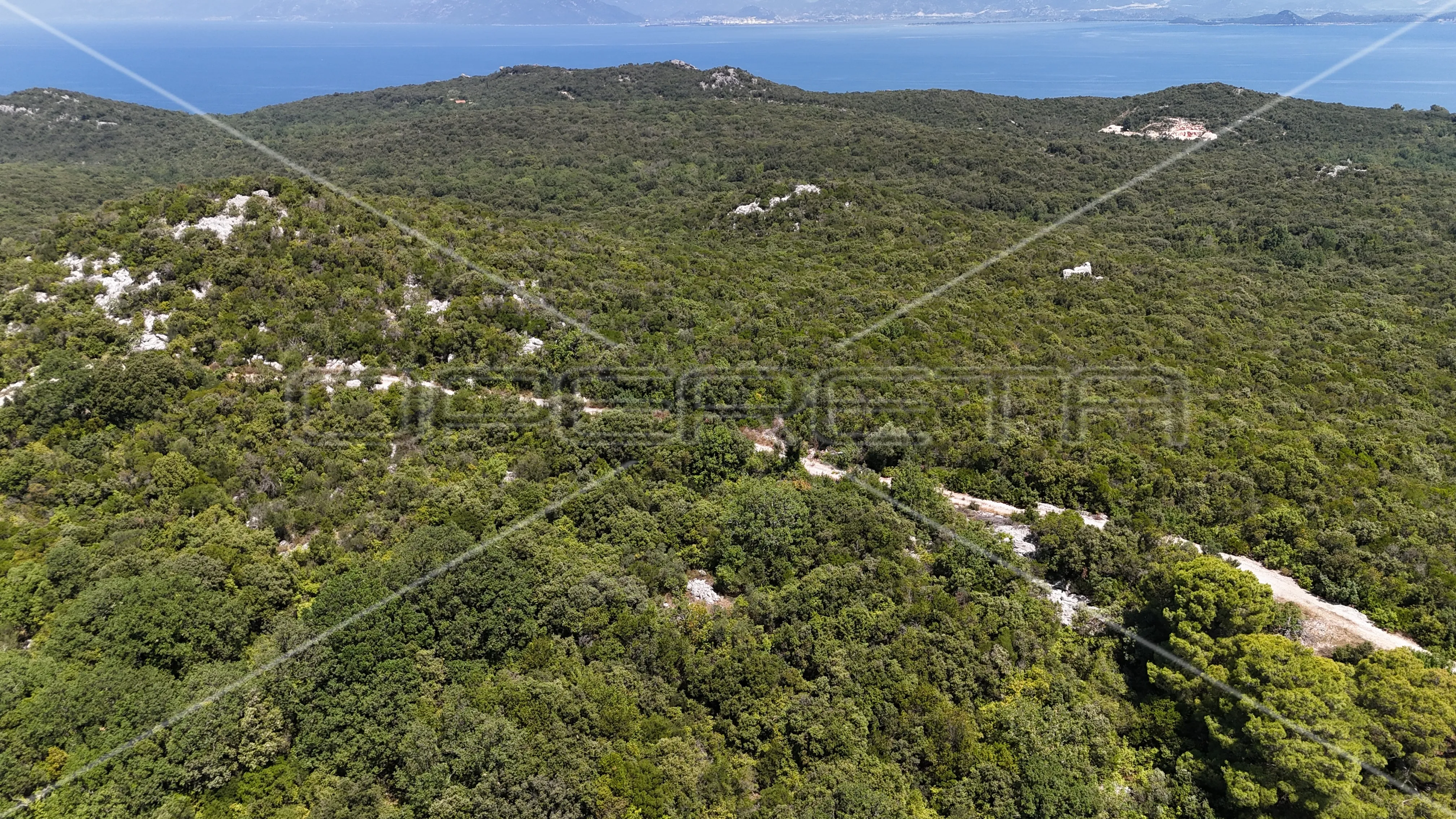 impresivno zemljište, 46.244m2, pogledom na more,sreser - slika 17