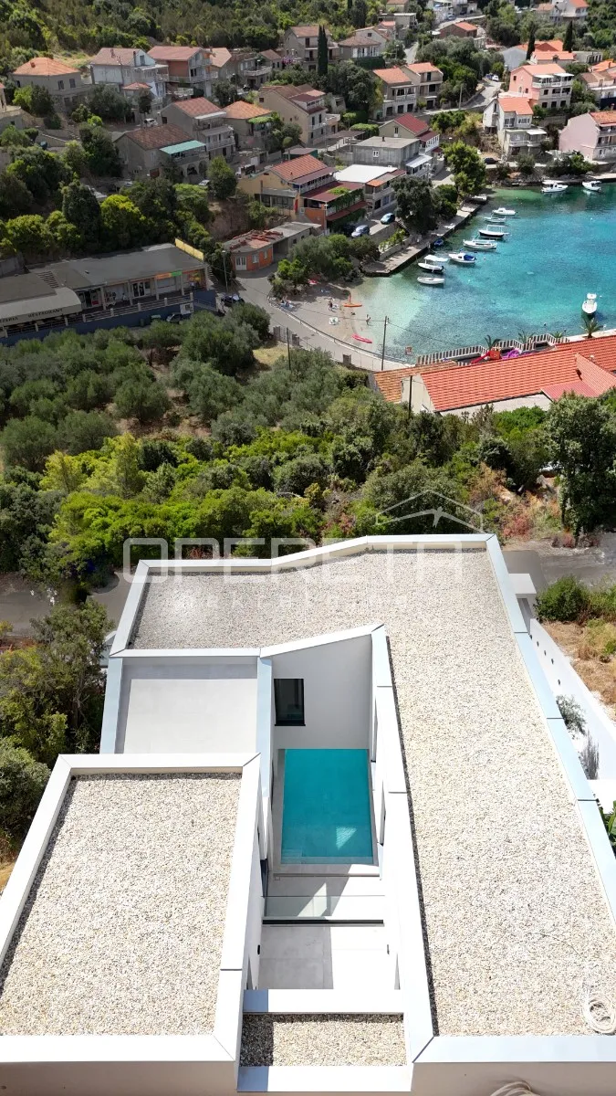 novoizgrađena dizajnerska vila s bazenom, brna, otok korčula - slika 18