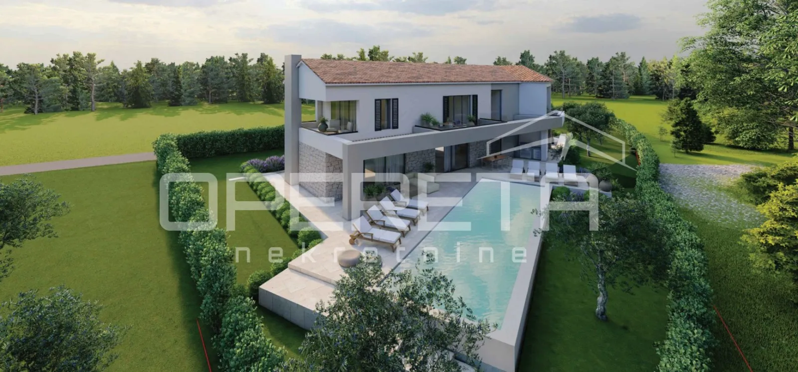 istra, kaštelir – moderna vila s pogledom na more - slika 11