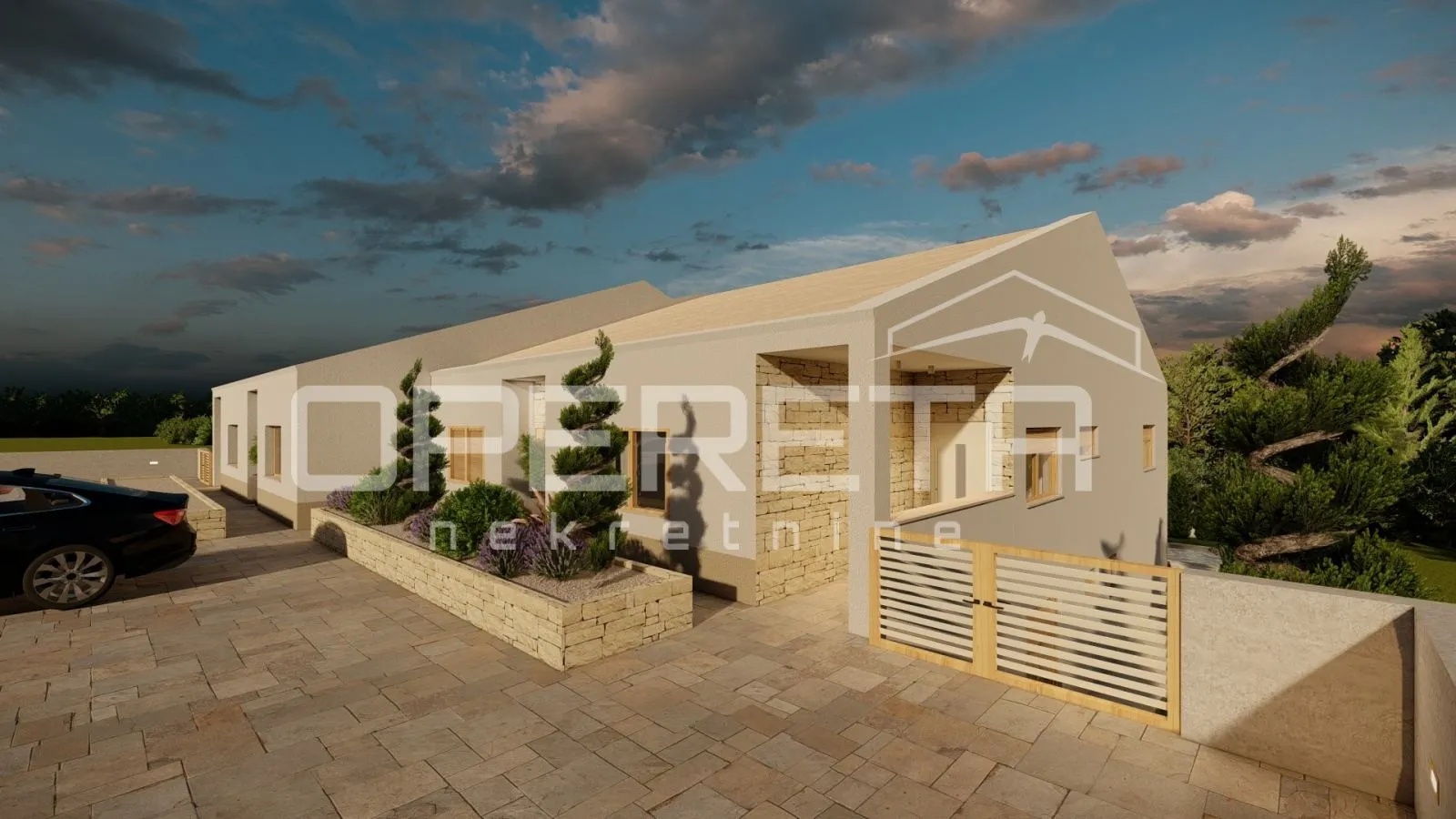 istra, vodnjan, završena duplex vila sa bazenom, novogradnja - slika 4