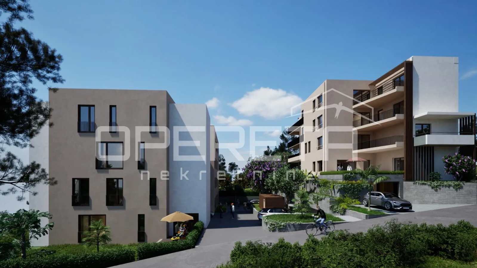 stan 3s, 87,71 m² s terasom i vrtom na povišenoj lokaciji, makarska - slika 5